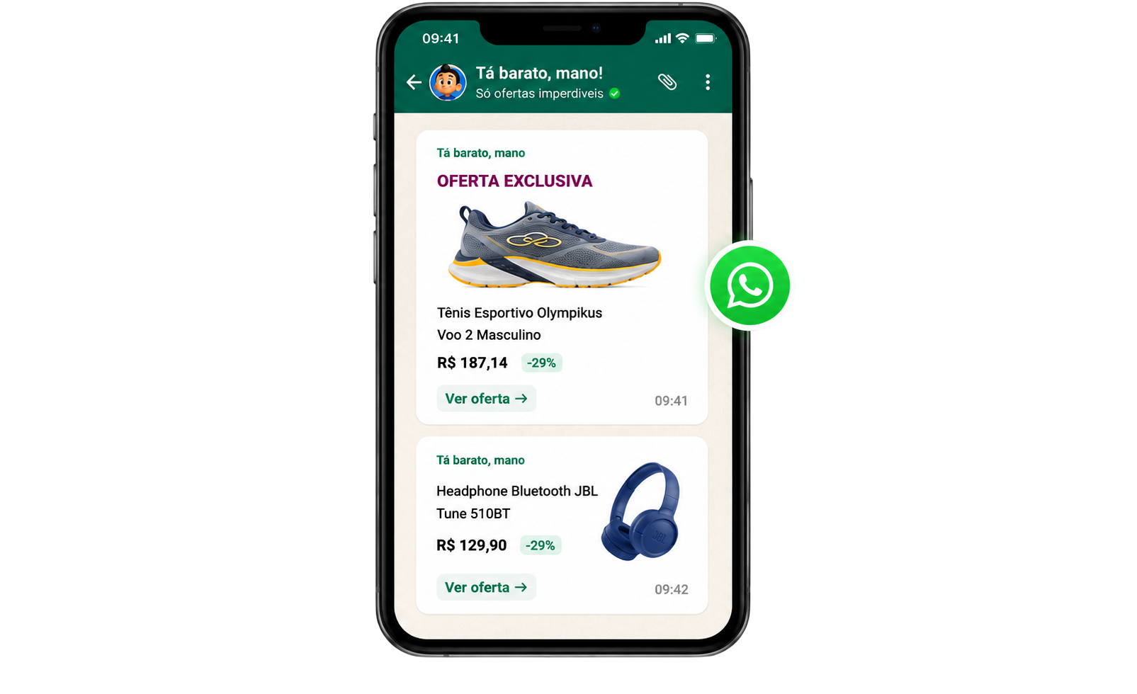Grupo de Ofertas no WhatsApp